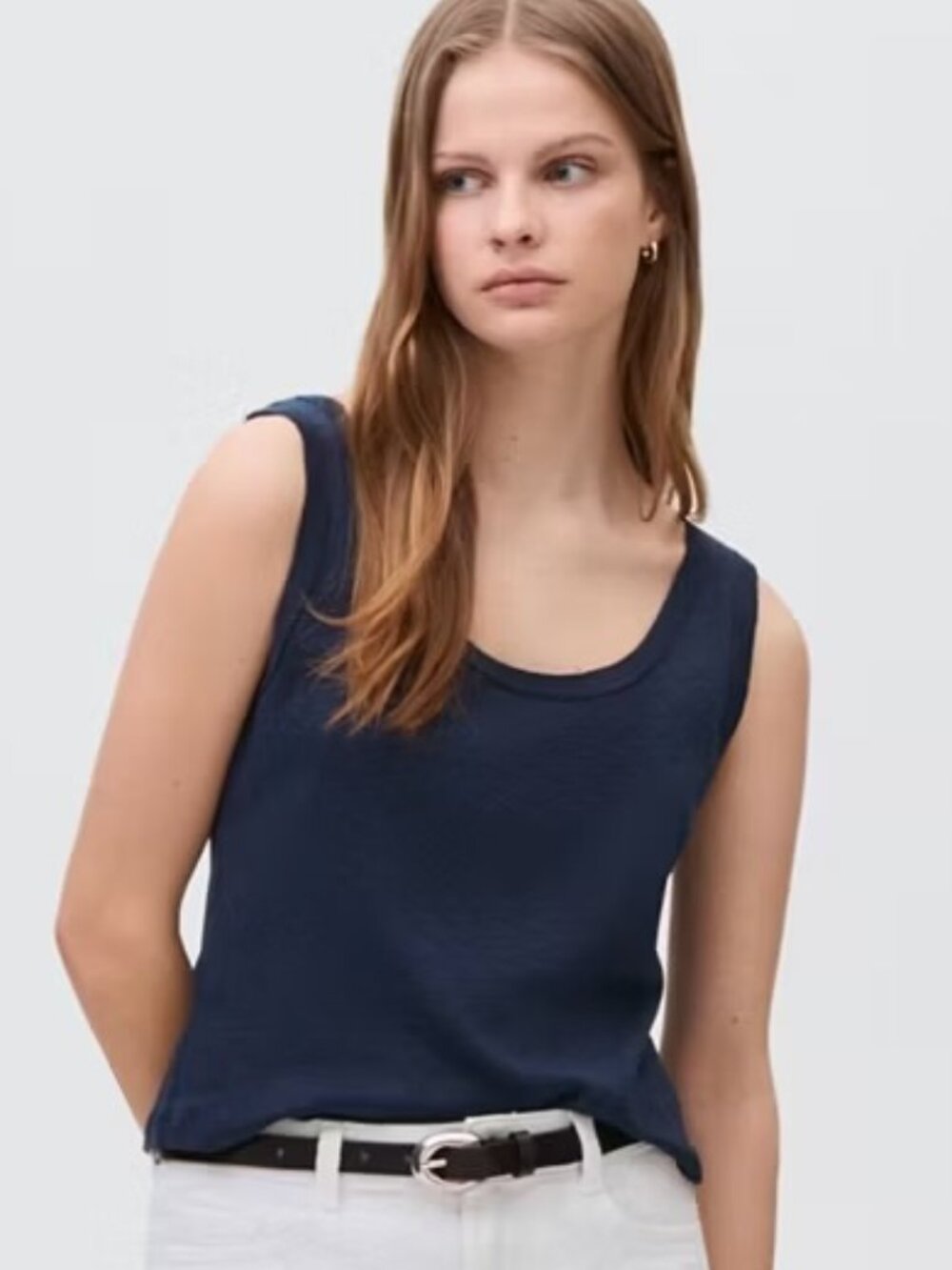 Mango Navy Blue Tank Top Size XS